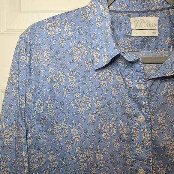 J. Crew Slim-fit Shirt Liberty Capel Floral Button Down Women S - Picture 3 of 10